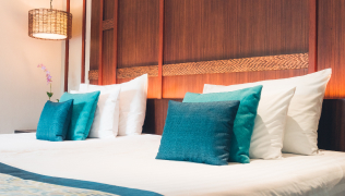 Hotel lobby — life safety systems